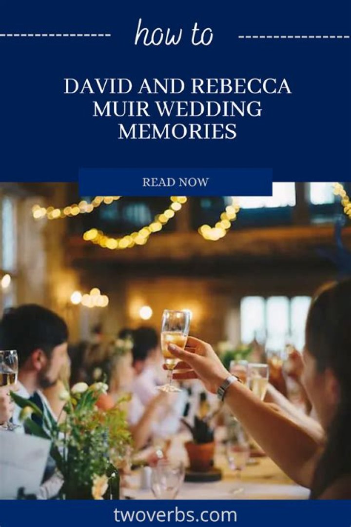 When Did David Muir Marry Rebecca? A Comprehensive Timeline and Story